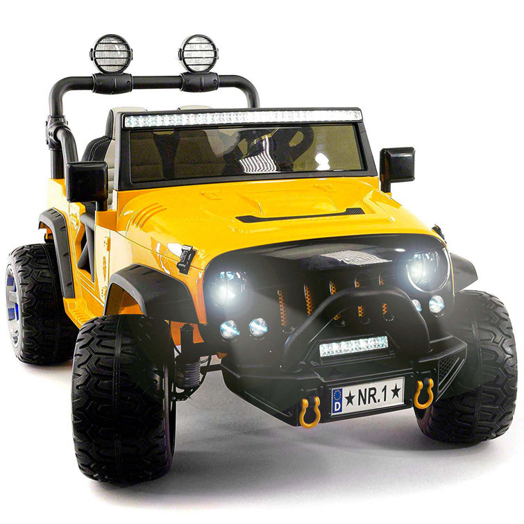 Toy cheap battery jeep